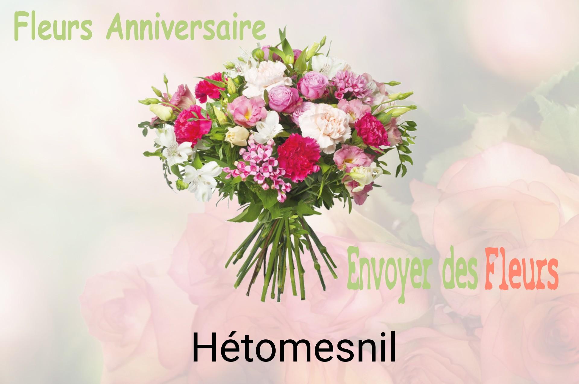 Bouquet de fleurs d’anniversaire livré à Hétomesnil