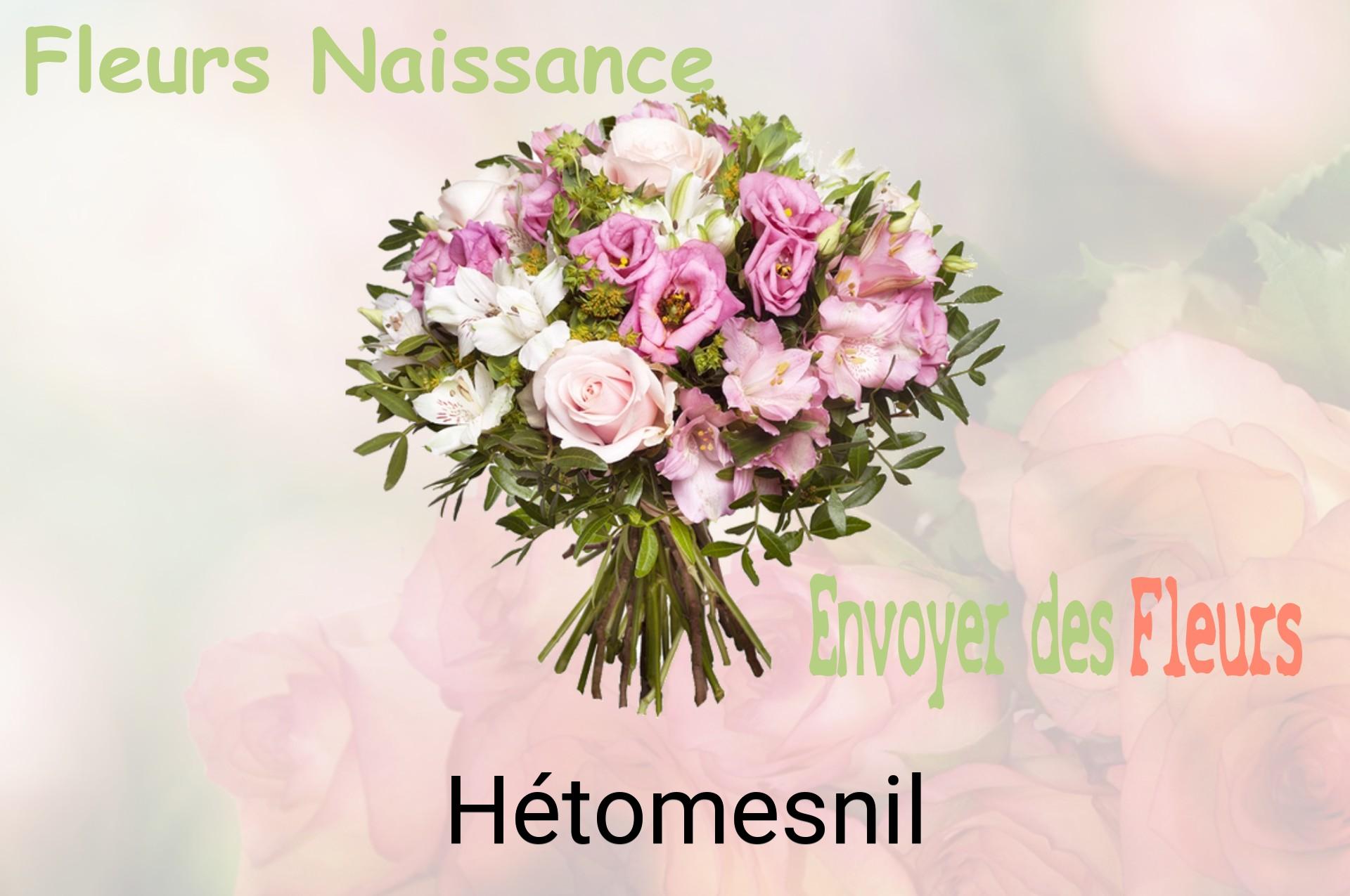 Bouquet de fleurs de naissance livré à Hétomesnil